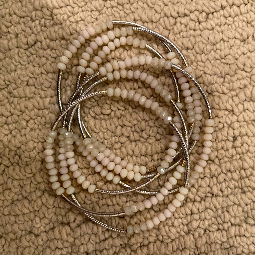 Scout Bracelet in Ivory and Gold